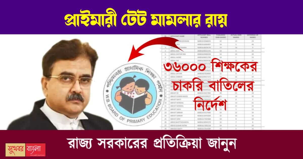 West Bengal WBBPE Primary TET Scam (প্রাইমারী টেট মামলা)