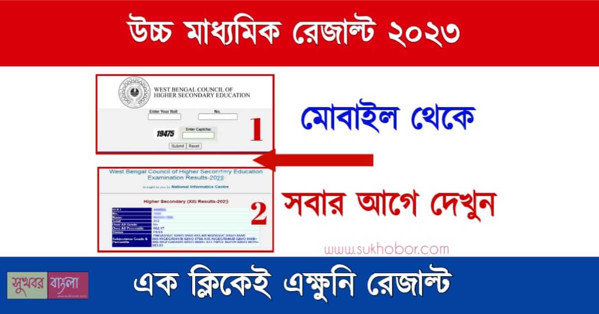 WBCHSE HS Result 2023 - উচ্চ মাধ্যমিক রেজাল্ট 2023