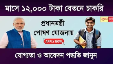 PM Posan Yojana: মাসে 12,000 টাকার বেতনে চাকরি দিচ্ছে মোদি সরকার। সরকারি যোজনায় এবার চাকরি পাবে লাখ লাখ প্রার্থী 19 PM Posan Yojana Recruitment
