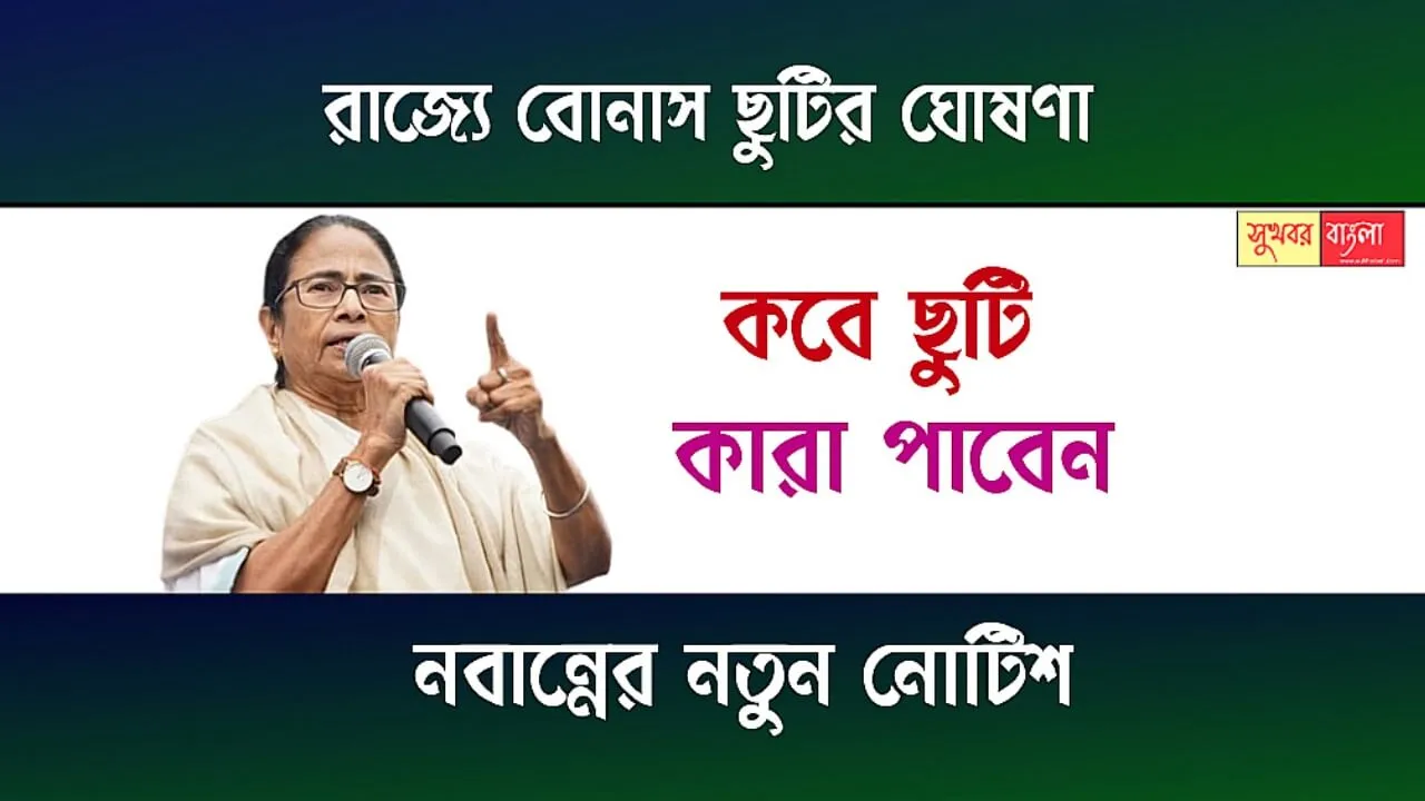 New Holiday Announcement (নতুন ছুটির ঘোষণা)