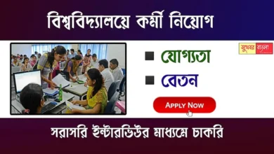 BCKV Recruitment (বিধানচন্দ্র কৃষি বিদ্যালয়ে নিয়োগ)