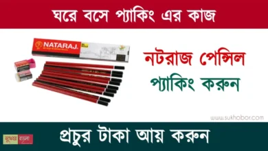 Work From Home Pencil Packing Jobs (ঘরে বসে প্যাকিং এর কাজ)